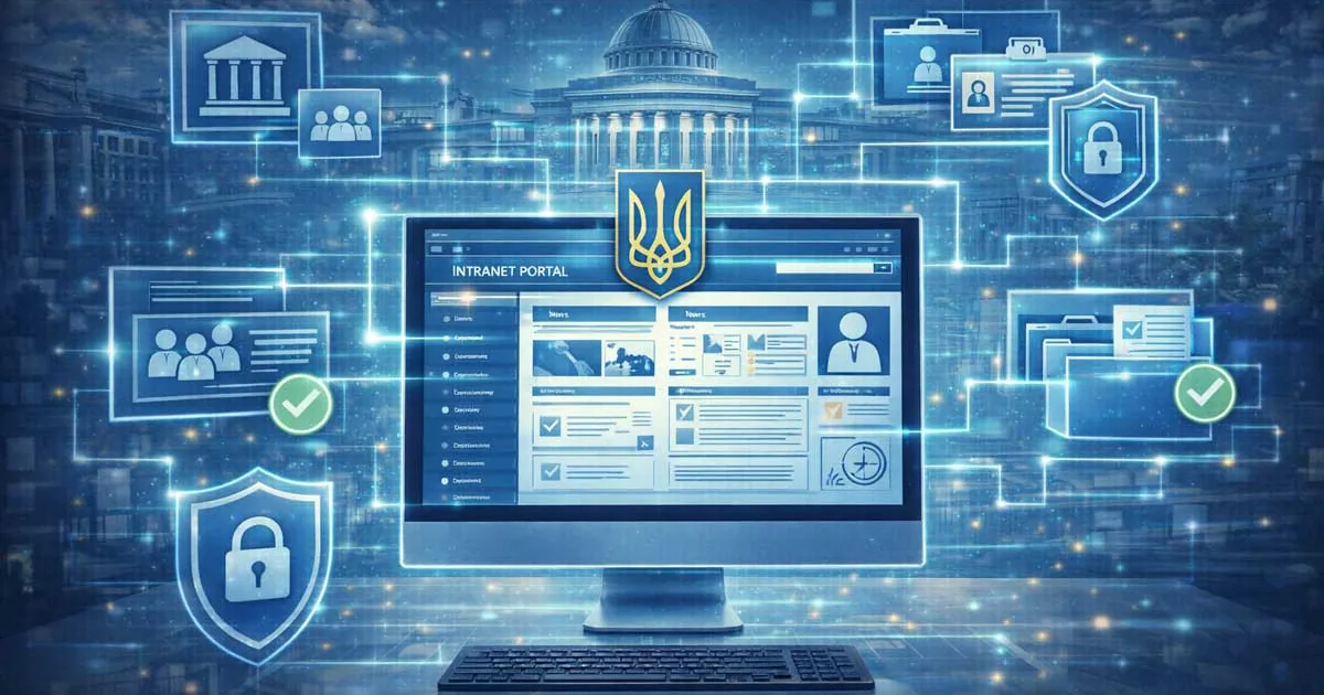 Intranet-портал для державної установи: структура, функції, безпека