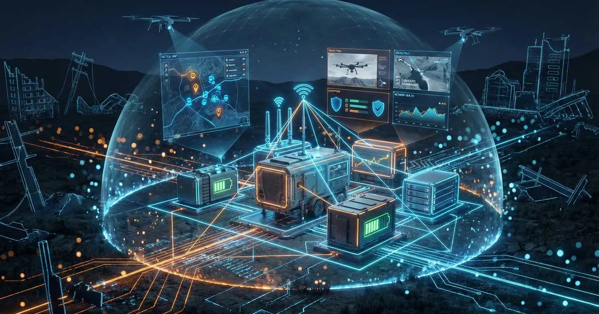 Mobile Command Complexes: Deployment in Minutes and High Protection